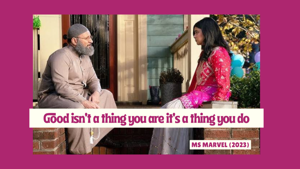 Good isn’t a thing you are, it is a thing you&nbsp;do!